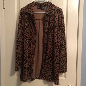 Cheetah Print Coat